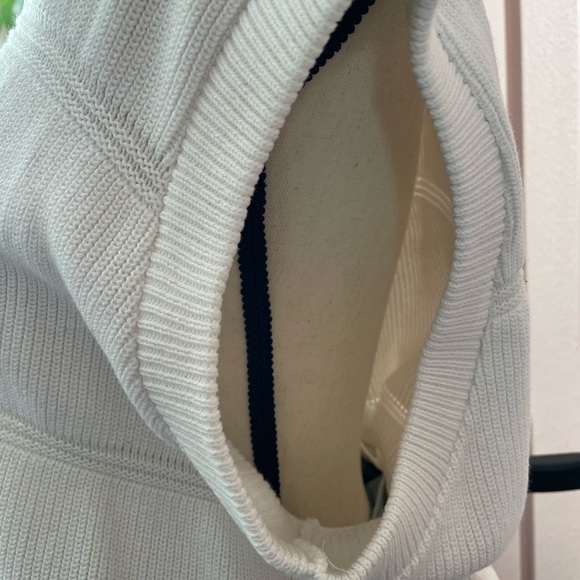 Vntg Wilson Tennis White V-Neck Sweater Vest Size L - Picture 5 of 11